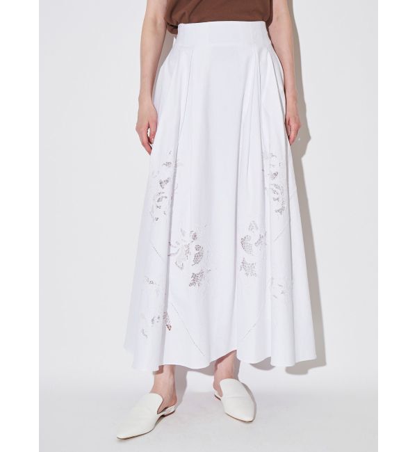 ELENDEEK「EMBROIDERY FLARE SK」|スカート|