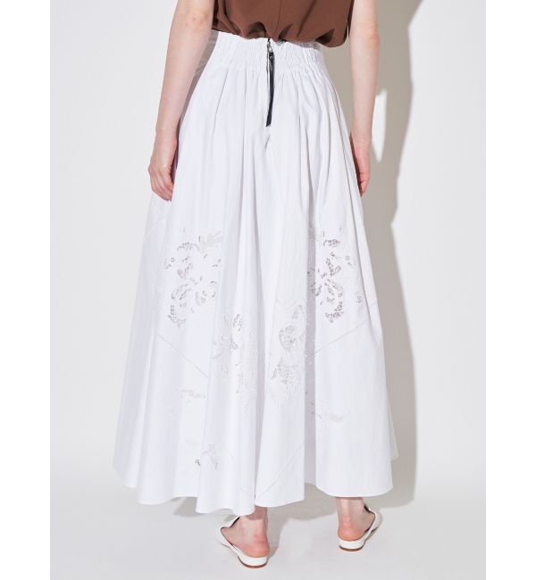 ELENDEEK「EMBROIDERY FLARE SK」|スカート|