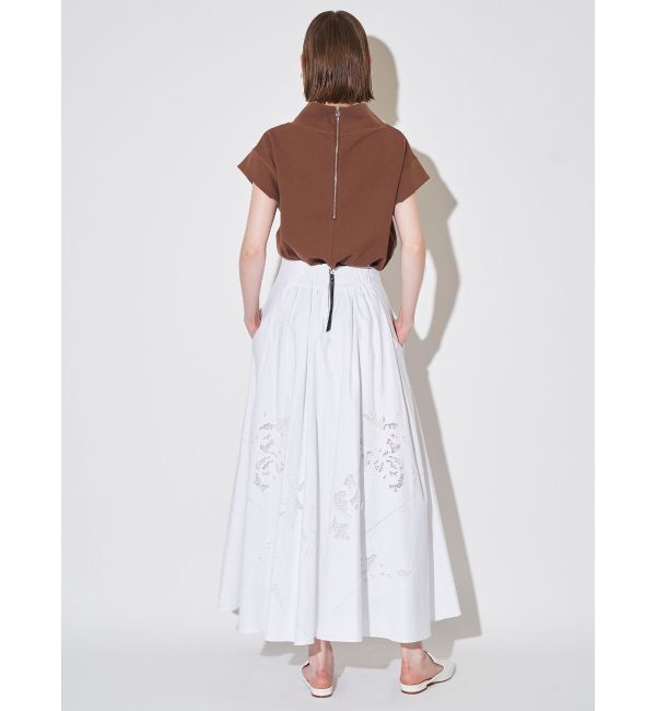 ELENDEEK「EMBROIDERY FLARE SK」|スカート|