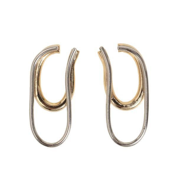 ELENDEEK「DOUBLE HOOP EAR CUFF」|イヤーカフ|