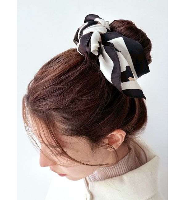 RESEXXY「レオパードスカーフ」|バンダナ・スカーフ|ホワイト