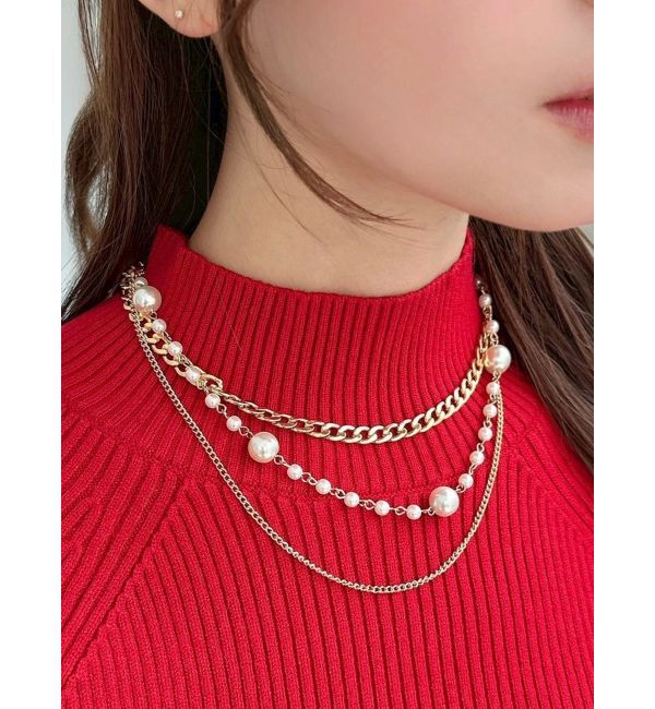 RESEXXY「多連チェーンネックレス」|ネックレス|