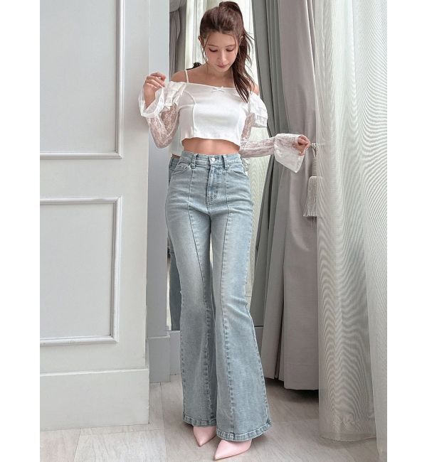 RESEXXY「ハートポケットデニムパンツ」|デニム|