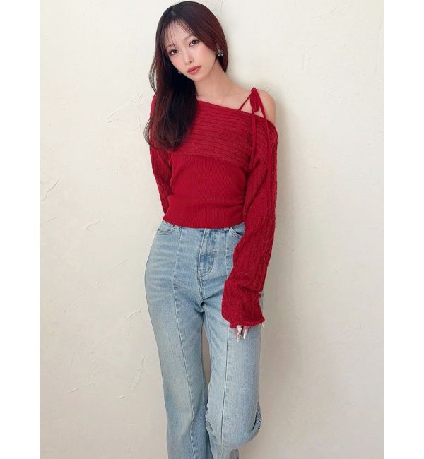 RESEXXY「ハートポケットデニムパンツ」|デニム|