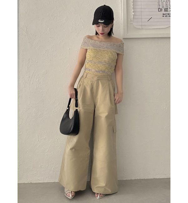 dazzlin「【WEB限定】2wayオフショルニットトップス」|ニット・セーター|