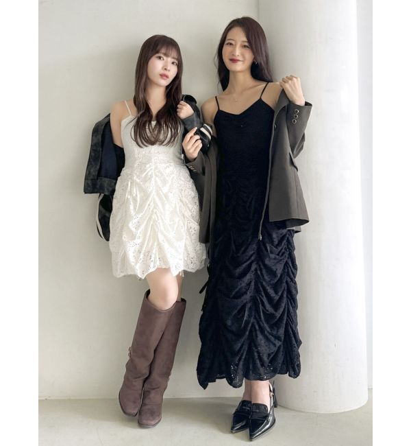 dazzlin「ギャザーリボンワンピース」|ワンピース|