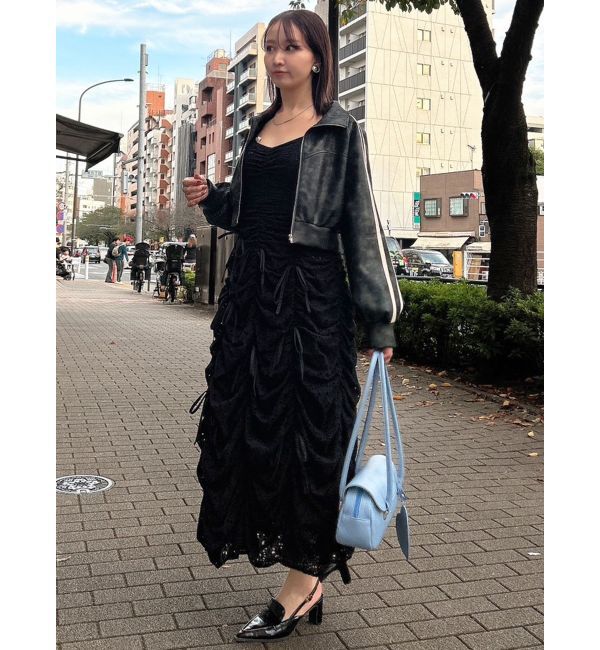 dazzlin「ギャザーリボンワンピース」|ワンピース|