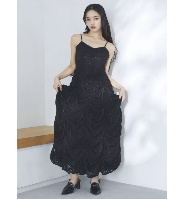 dazzlin「ギャザーリボンワンピース」|ワンピース|