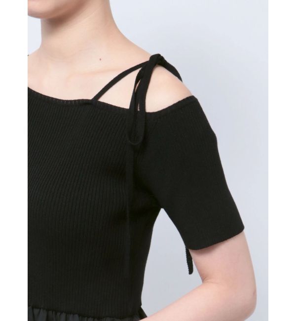 dazzlin「ニットドッキングバルーンワンピース」|ワンピース|