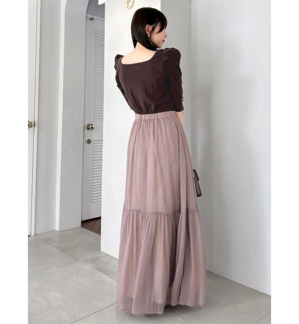 dazzlin「【藤井サチコラボ】パワショルドッキングワンピース」|ワンピース|