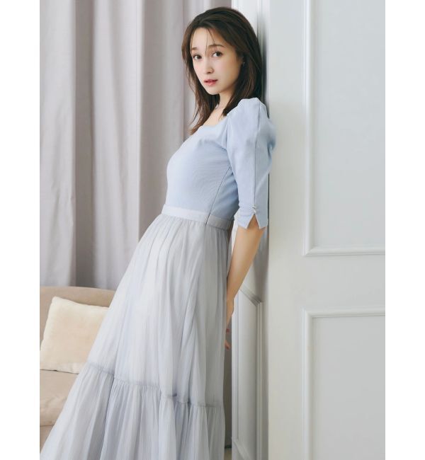 dazzlin「【藤井サチコラボ】パワショルドッキングワンピース」|ワンピース|