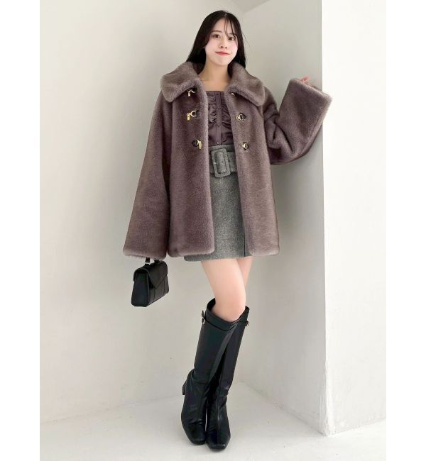 dazzlin「【久間田琳加コラボ】サテンオフショルシャツ」|シャツ・ブラウス|