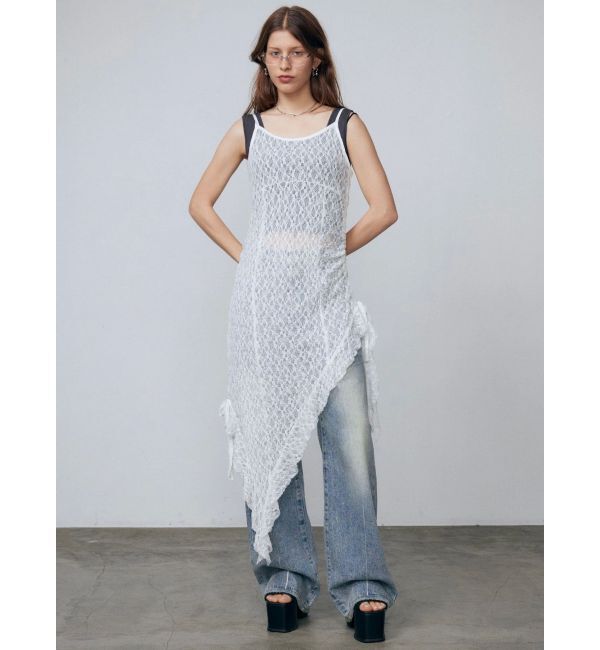 EMODA「ランダムヘムレースキャミワンピース」|ワンピース|