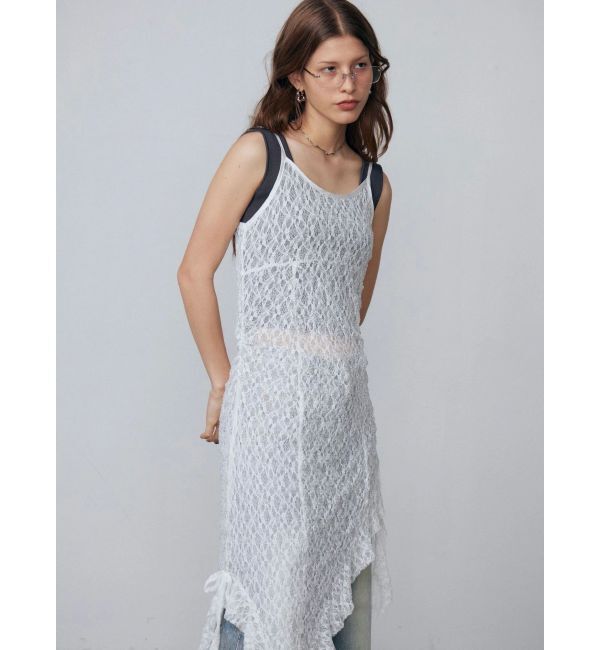 EMODA「ランダムヘムレースキャミワンピース」|ワンピース|