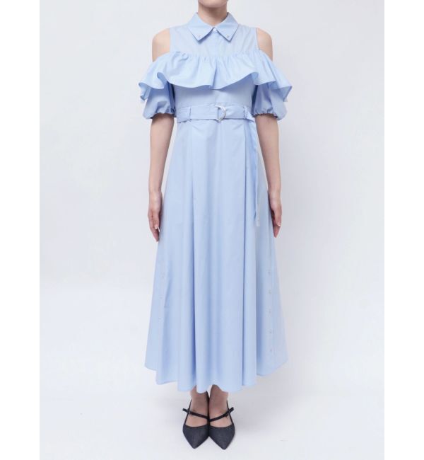 MERCURYDUO「【MARY QUANTコラボ】ラッフルシャツワンピース」|ワンピース|