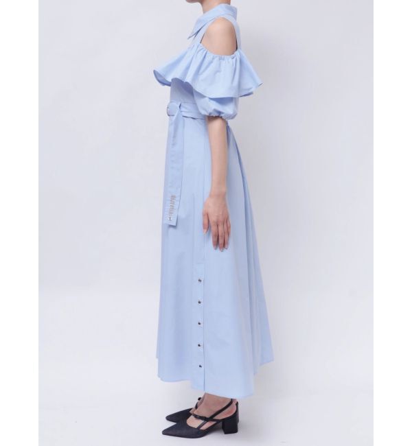 MERCURYDUO「【MARY QUANTコラボ】ラッフルシャツワンピース」|ワンピース|