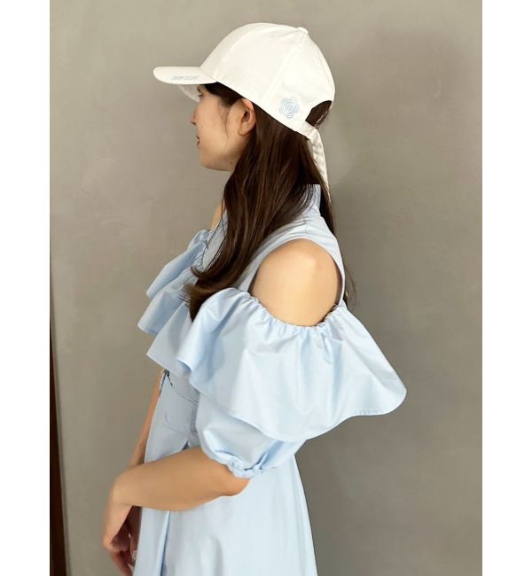 MERCURYDUO「【MARY QUANTコラボ】ラッフルシャツワンピース」|ワンピース|