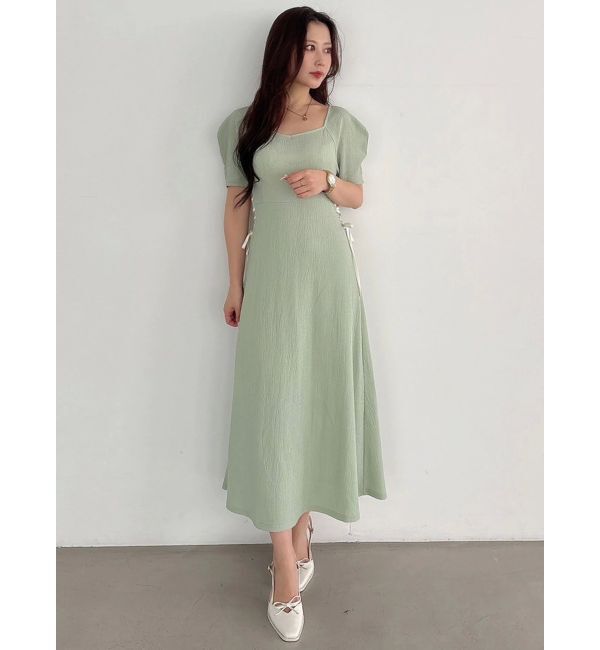 MERCURYDUO「サイドレースアップカットワンピース」|ワンピース|