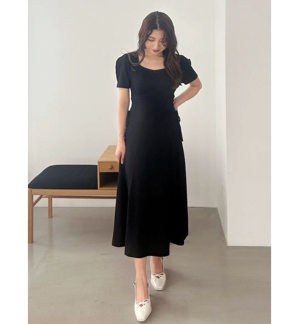 MERCURYDUO「サイドレースアップカットワンピース」|ワンピース|