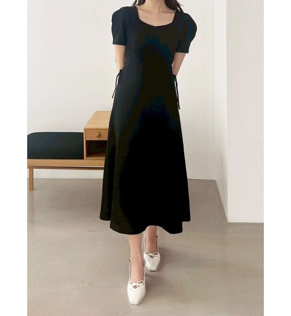 MERCURYDUO「サイドレースアップカットワンピース」|ワンピース|