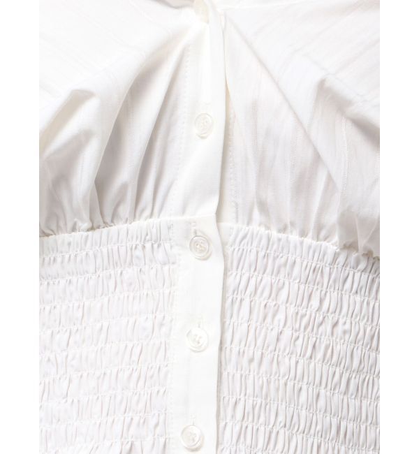MERCURYDUO「2WAYウエストシャーリングフィットシャツ」|シャツ・ブラウス|