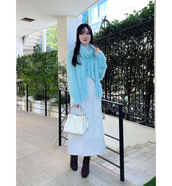 MERCURYDUO「レースレイヤードナロースカート」|スカート|