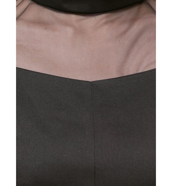 MERCURYDUO「サテンシアーギャザースリーブワンピース」|ワンピース|