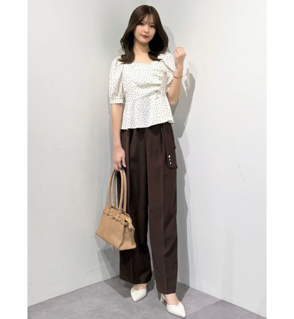 MERCURYDUO「【セットアップ着用可】サイドベルトストレートパンツ」|その他|