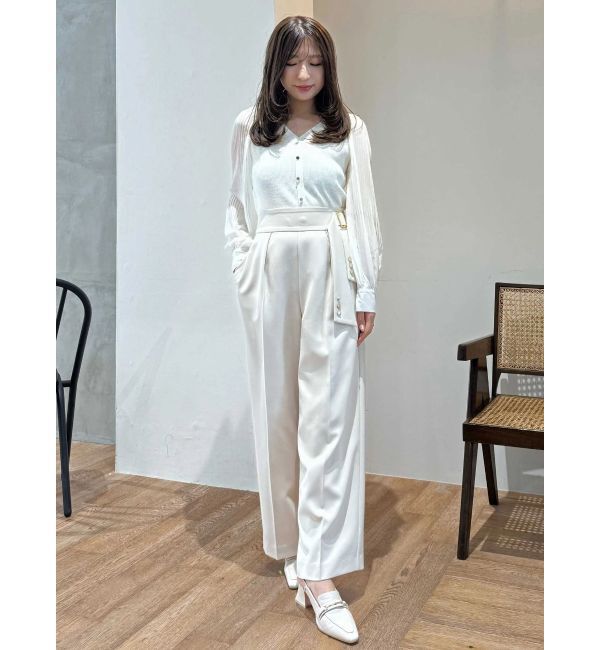 MERCURYDUO「【セットアップ着用可】サイドベルトストレートパンツ」|その他|