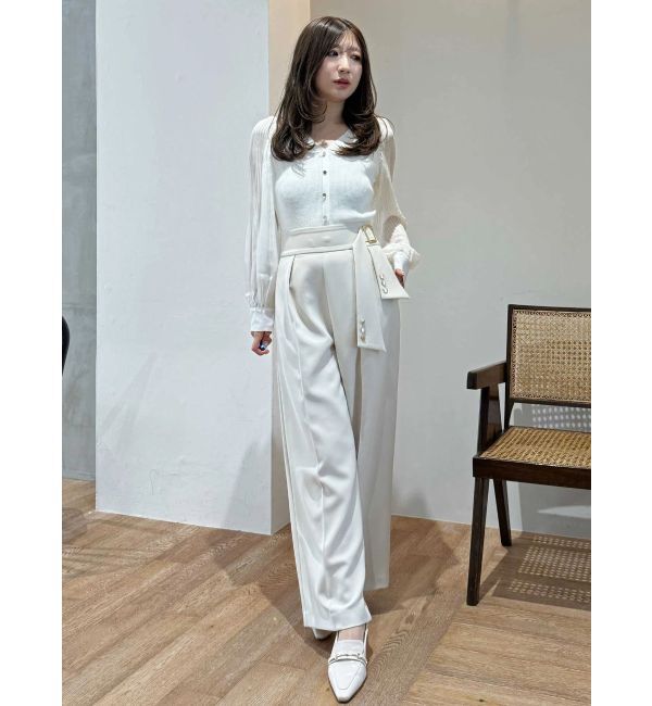 MERCURYDUO「【セットアップ着用可】サイドベルトストレートパンツ」|その他|