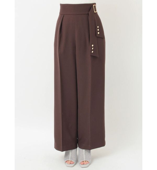 MERCURYDUO「【セットアップ着用可】サイドベルトストレートパンツ」|その他|