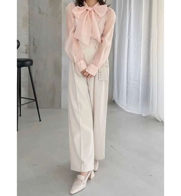 MERCURYDUO「【セットアップ着用可】サイドベルトストレートパンツ」|その他|