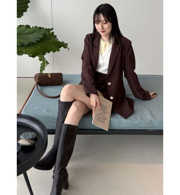 MERCURYDUO「【セットアップ着用可】ドレープミニスカート」|スカート|