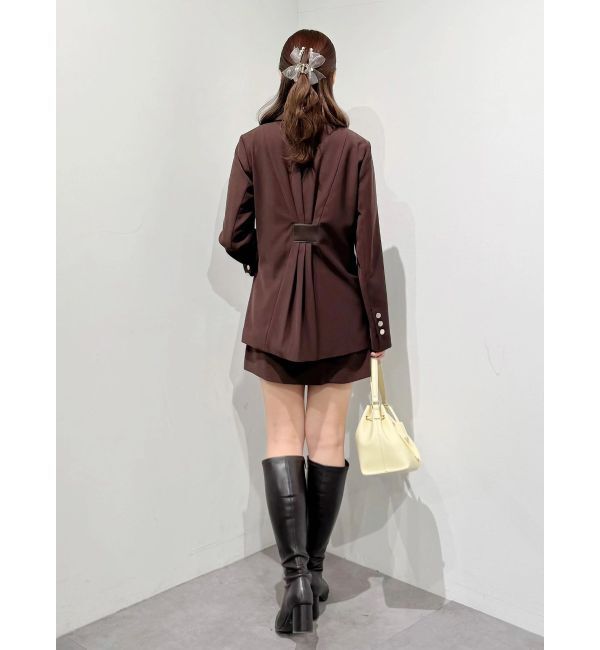 MERCURYDUO「【セットアップ着用可】ドレープミニスカート」|スカート|