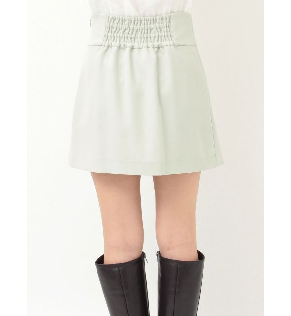 MERCURYDUO「【セットアップ着用可】ドレープミニスカート」|スカート|