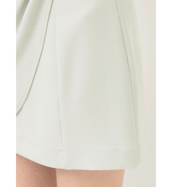 MERCURYDUO「【セットアップ着用可】ドレープミニスカート」|スカート|