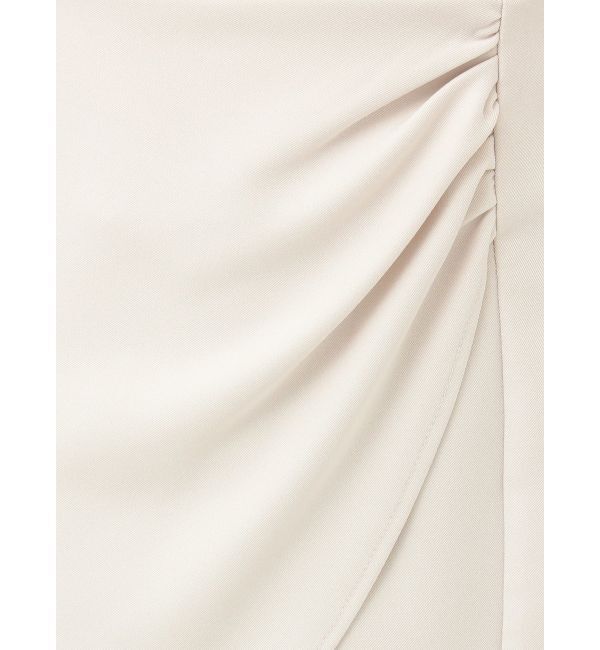 MERCURYDUO「【セットアップ着用可】ドレープミニスカート」|スカート|