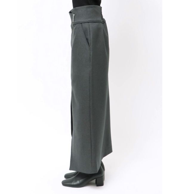 MERCURYDUO「アシメZIPナロースカート」|スカート|