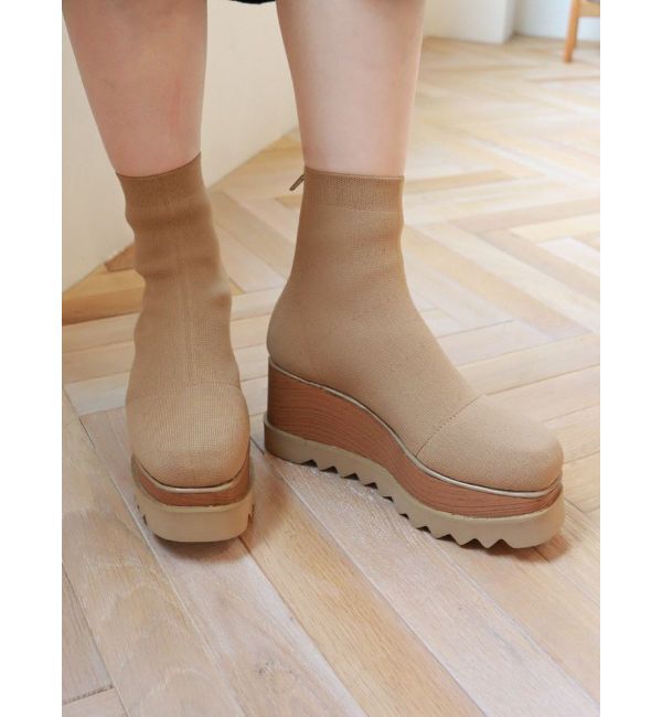 MURUA「ウェッジソックブーツ」|ショートブーツ|