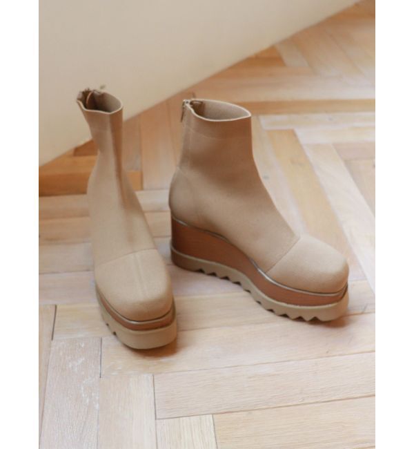 MURUA「ウェッジソックブーツ」|ショートブーツ|