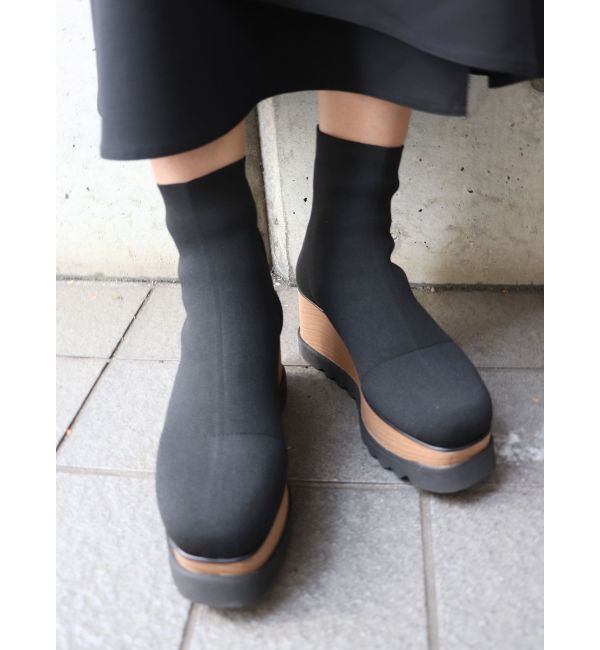 MURUA「ウェッジソックブーツ」|ショートブーツ|