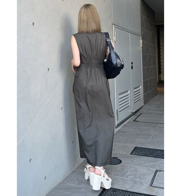 MURUA「フロントジップナローワンピース」|ワンピース|