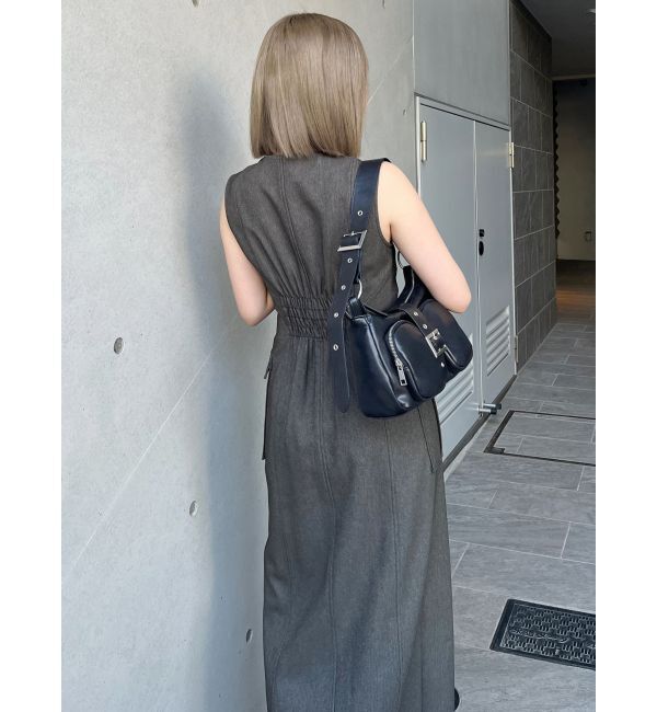 MURUA「フロントジップナローワンピース」|ワンピース|