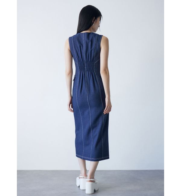 MURUA「フロントジップナローワンピース」|ワンピース|