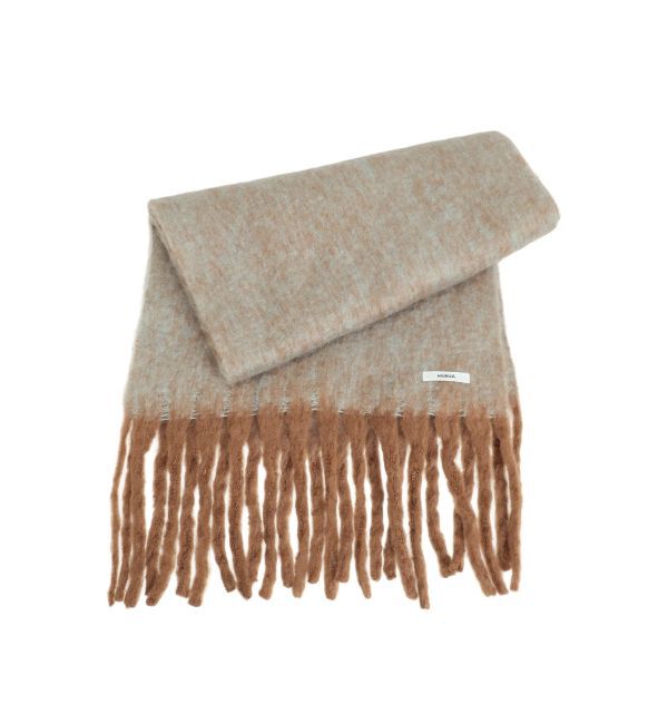 MURUA「MIXカラーフリンジマフラー」|マフラー|