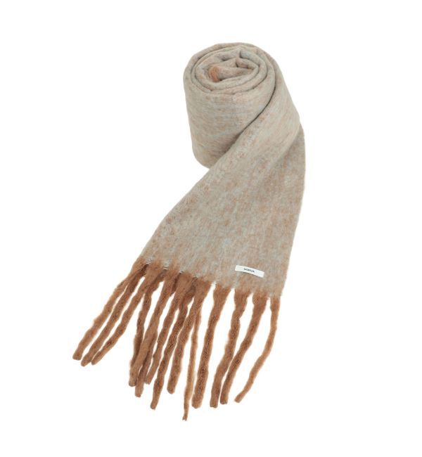 MURUA「MIXカラーフリンジマフラー」|マフラー|