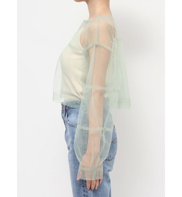 Ungrid「チュールシアールーズトップス」|シャツ・ブラウス|