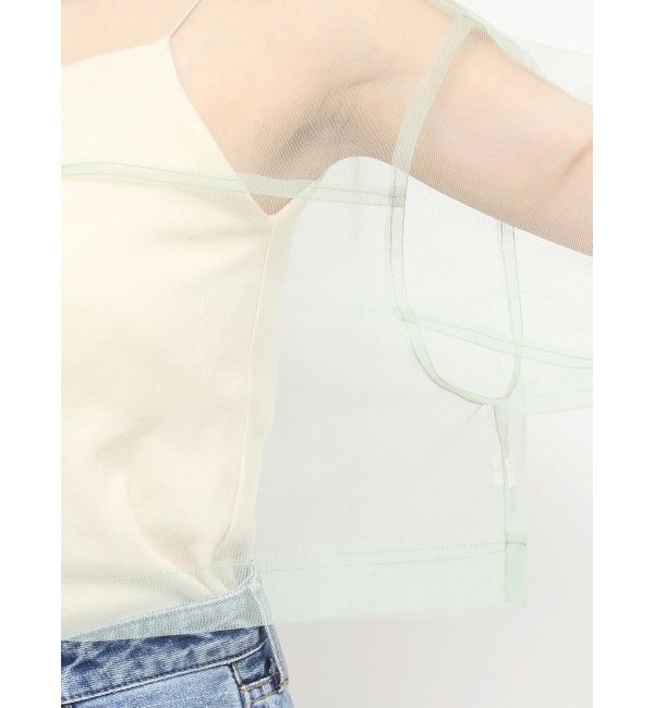 Ungrid「チュールシアールーズトップス」|シャツ・ブラウス|