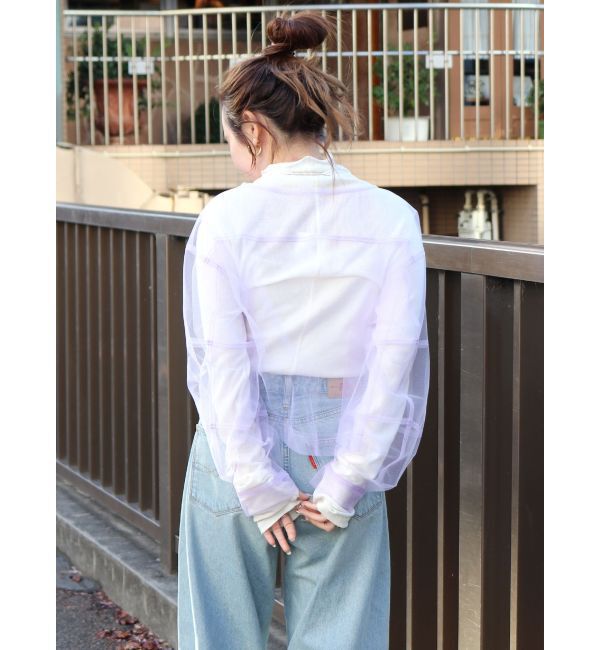 Ungrid「チュールシアールーズトップス」|シャツ・ブラウス|