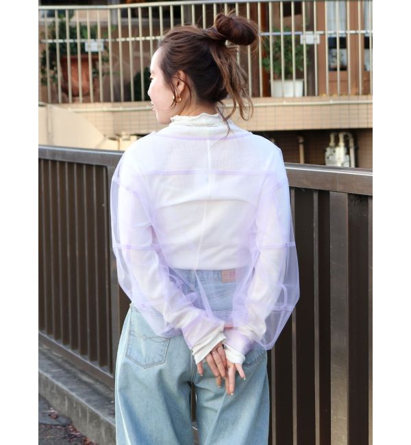 Ungrid「チュールシアールーズトップス」|シャツ・ブラウス|